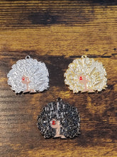 Load image into Gallery viewer, Wake Pray Slay - Girl with Afro - Charm