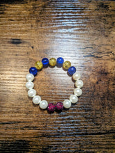 Load image into Gallery viewer, 10 Pearls & 2 Rubies - Beaded Bracelet