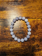 Load image into Gallery viewer, Steel Blue Gray Jade - Beaded Bracelet