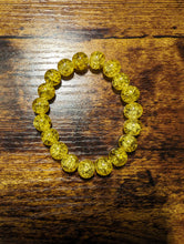 Load image into Gallery viewer, Yellow Sparkler - Beaded Bracelet