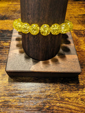 Load image into Gallery viewer, Yellow Sparkler - Beaded Bracelet