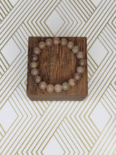 Load image into Gallery viewer, Brown Crackle - Beaded Bracelet