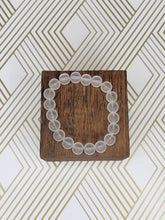 Load image into Gallery viewer, Frosted Clear - Beaded Bracelet