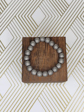 Load image into Gallery viewer, Matte Silver Hematite - Beaded Bracelet