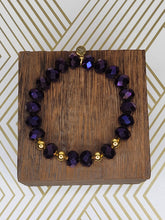 Load image into Gallery viewer, Purple prism - Beaded Bracelet