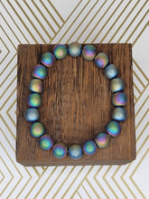 Load image into Gallery viewer, Matte Unicorn Vibes (hematite) - Beaded Bracelet