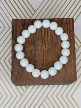 Load image into Gallery viewer, Solid Bright White - Beaded Bracelet