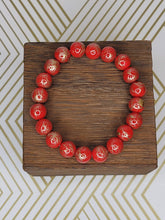 Load image into Gallery viewer, Gold Script (various colors) - Beaded Bracelet