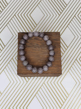 Load image into Gallery viewer, Gray sim. jade - Beaded Bracelet