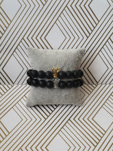 Load image into Gallery viewer, T'Challa (silver or gold) - Beaded Bracelet