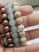 Load image into Gallery viewer, Boujie - Blue - Beaded Bracelet Set