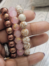 Load image into Gallery viewer, Boujie - Pink - Beaded Bracelet Set