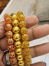 Load image into Gallery viewer, Hey Auntie - Orange - Beaded Bracelet Set