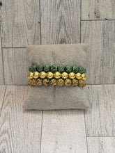Load image into Gallery viewer, Hey Auntie - Green - Beaded Bracelet Set