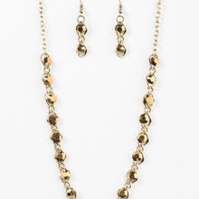 Load image into Gallery viewer, Shes A GLAM-eater - Brass - Set - Paparazzi Accessories