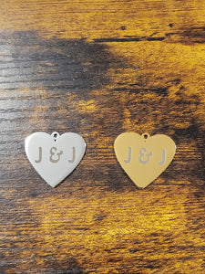 Jack & Jill Heart - Charm