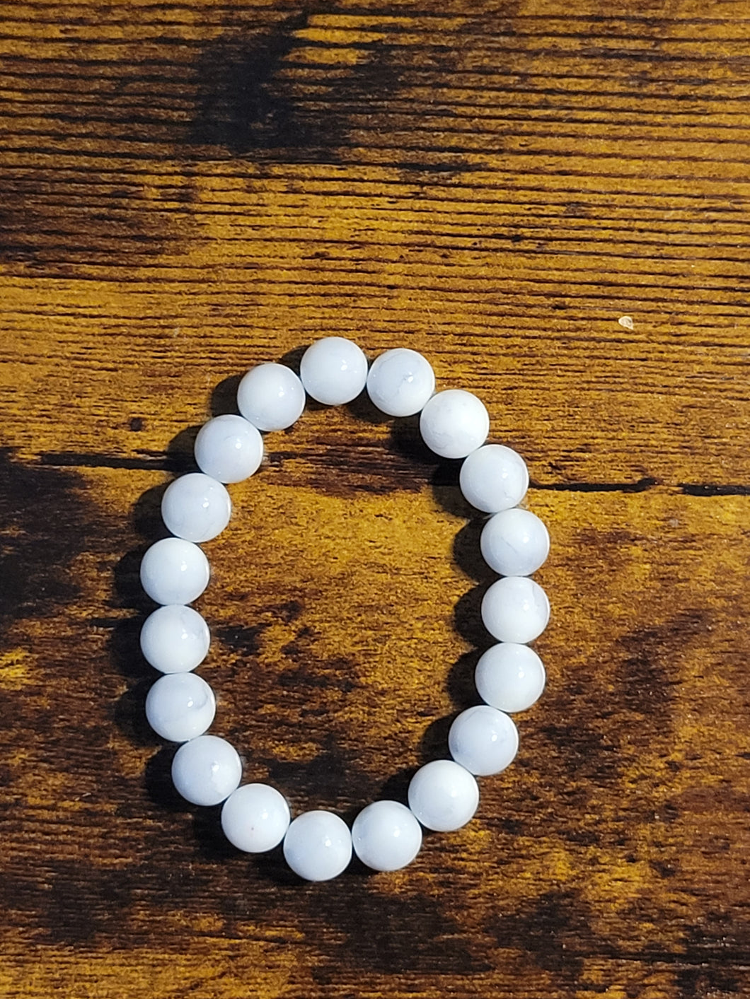 Light Gray Smoke - Beaded Bracelet