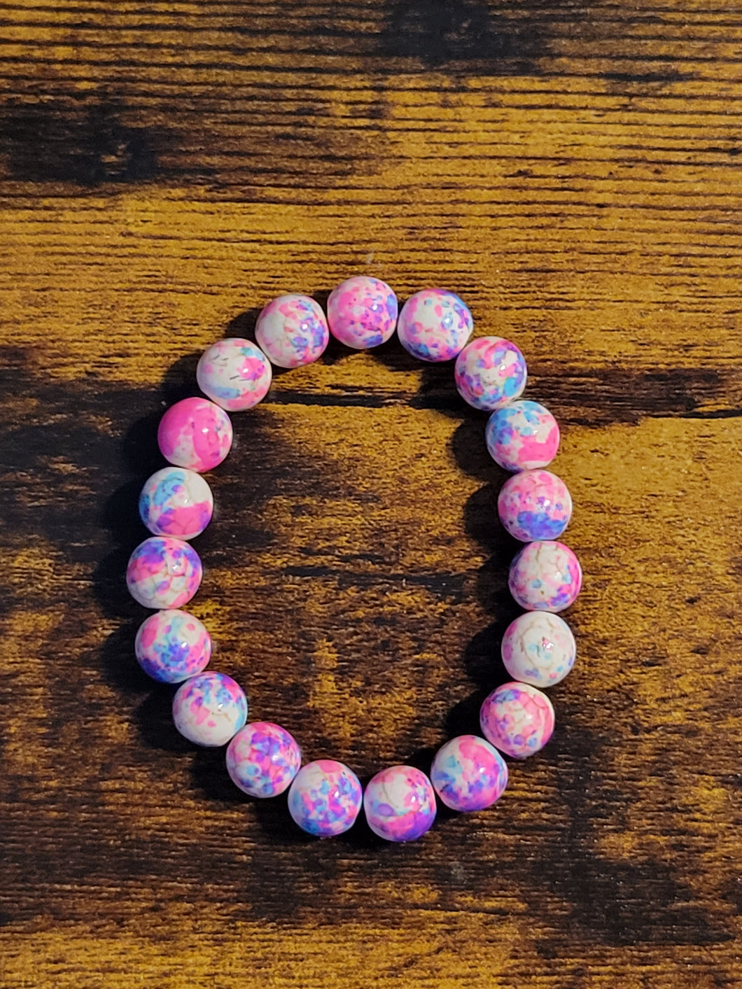 Pop Life - Pink - Beaded Bracelet