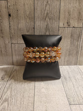 Load image into Gallery viewer, Faceted Champagne - Beaded Bracelet Set
