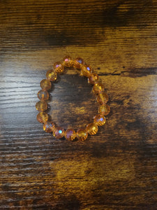 Sunset Champagne - Beaded Bracelet