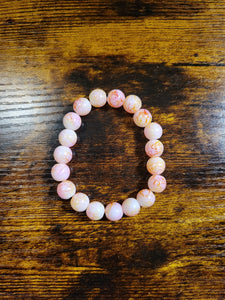 Pink Lemonade - Beaded Bracelet