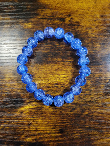 Blue Sparkler - Beaded Bracelet