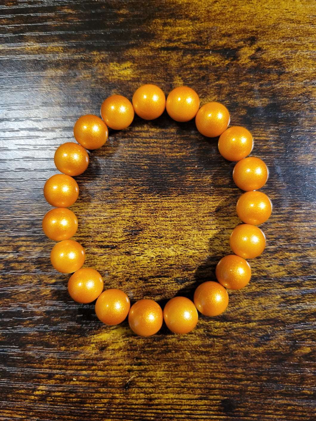 Golden Orange - Beaded Bracelet