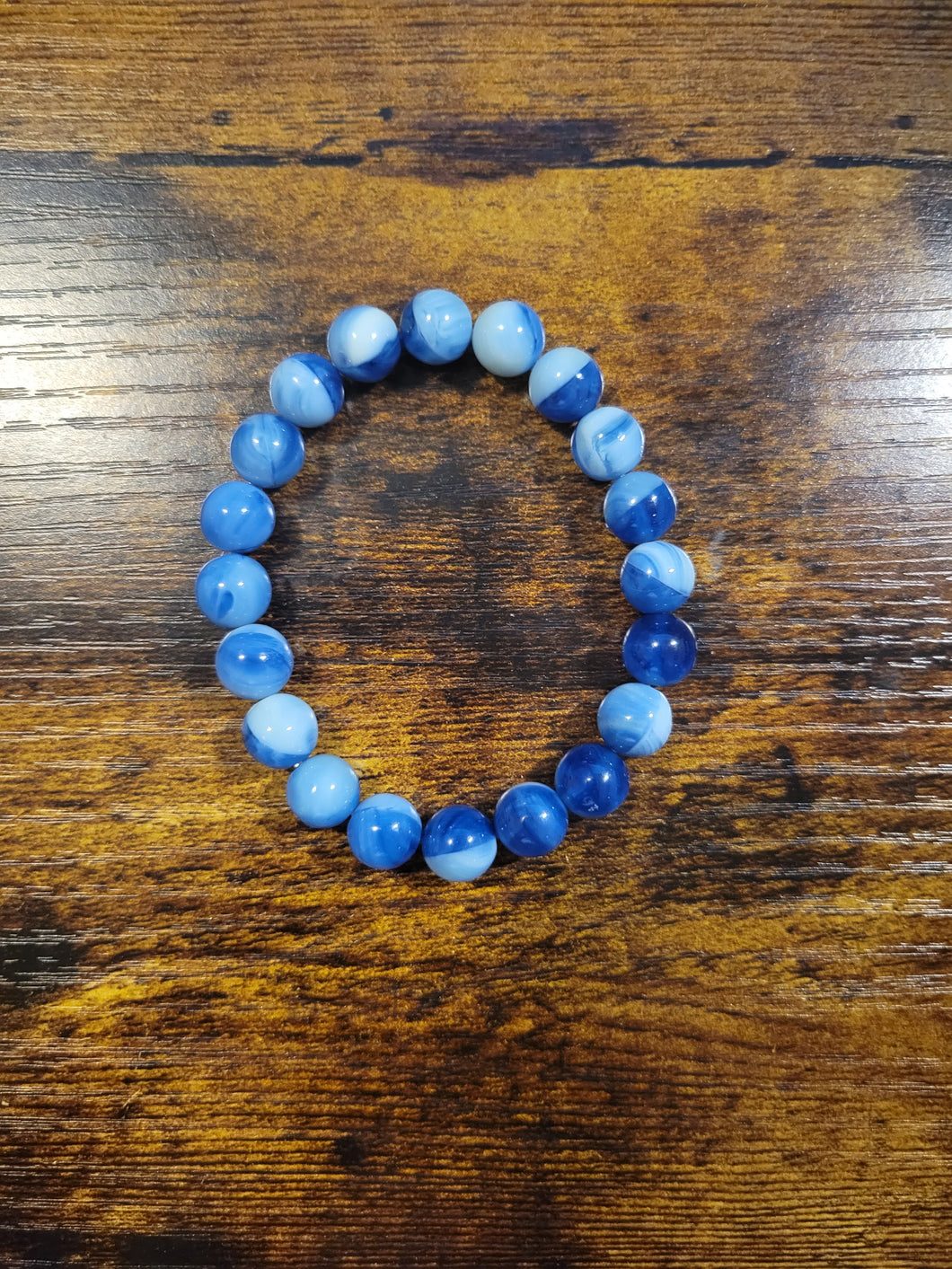 Denim - Beaded Bracelet