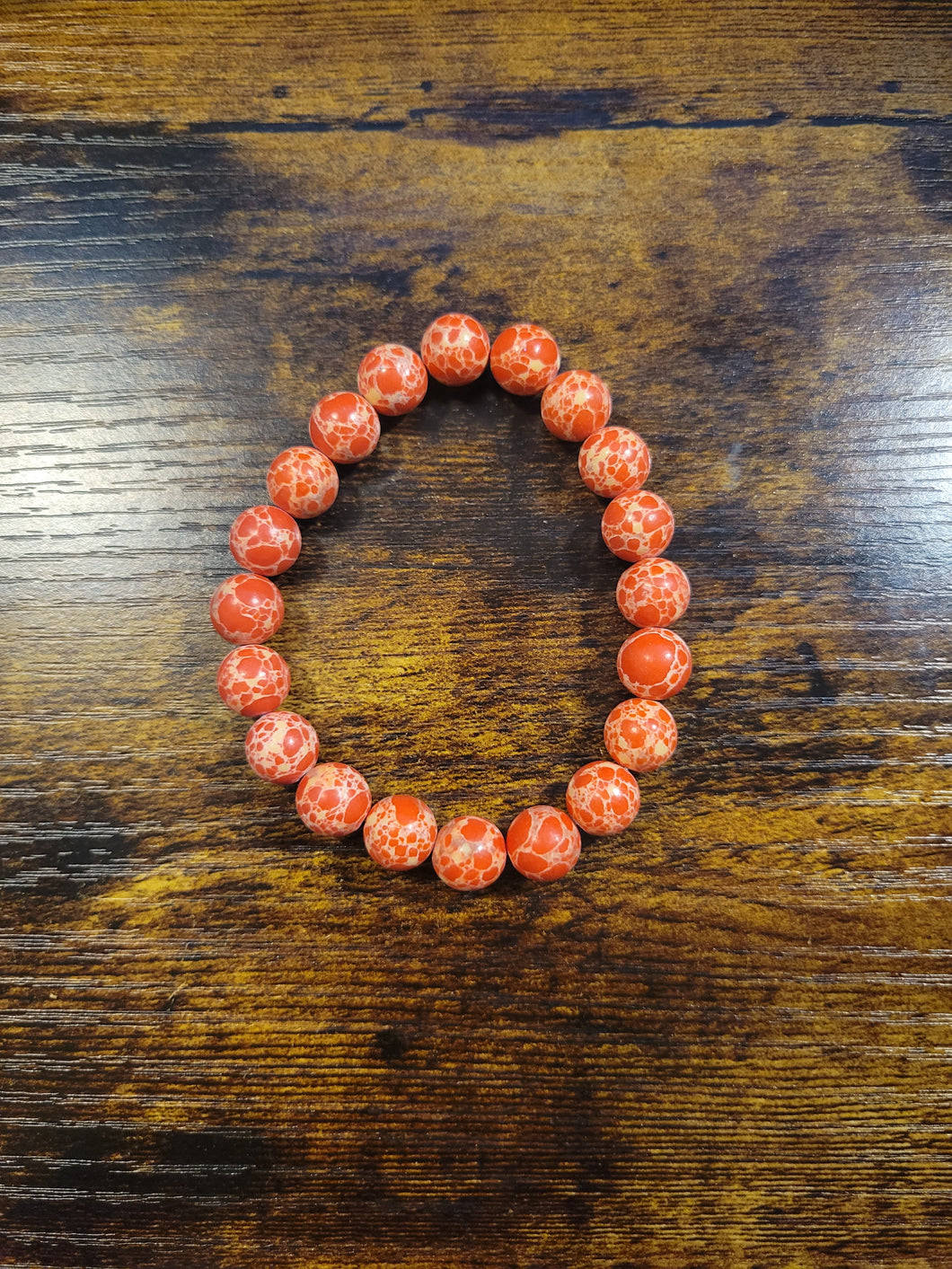 Red turquoise stone - Beaded Bracelet