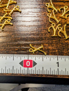 Gold Initial Charms (variety) - Charm