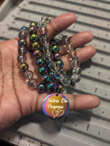 Chosen Sister (Unicorn) - Beaded Bracelet Set