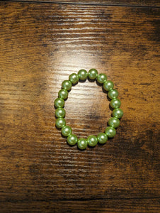 Light Green Pearl - Beaded Bracelet