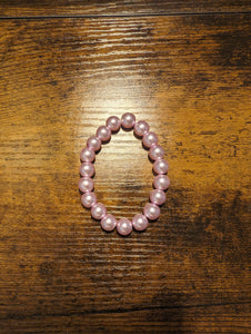 Light Pink Pearl - Beaded Bracelet