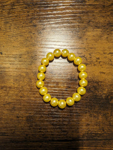 Yellow Pearl - Beaded Bracelet