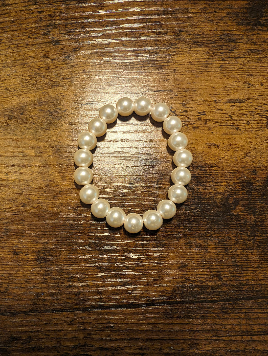 Antique White Pearl - Beaded Bracelet