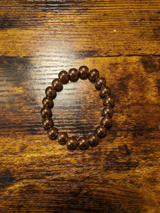 Dark Bronze Hematite - Beaded Bracelet