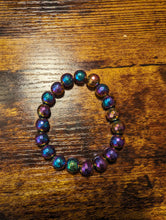 Load image into Gallery viewer, Unicorn Vibes (faceted hematite) - Beaded Bracelet
