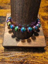 Load image into Gallery viewer, Unicorn Vibes (faceted hematite) - Beaded Bracelet
