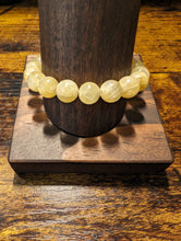 Load image into Gallery viewer, Gold Silk Jade - Beaded Bracelet
