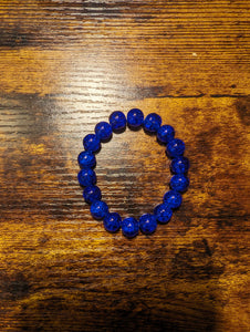 Royal Blue Sparkler - Beaded Bracelet