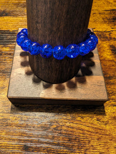 Royal Blue Sparkler - Beaded Bracelet