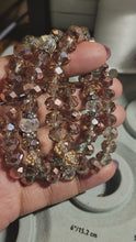 Load and play video in Gallery viewer, Bronze &amp; Gunmetal - Beaded Bracelet Set
