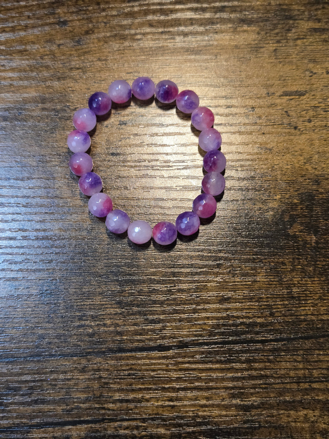 Pinkie Purple - Beaded Bracelet