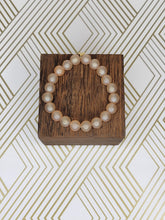 Load image into Gallery viewer, Matte champagne - Beaded Bracelet
