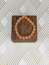 Load image into Gallery viewer, Matte peach champagne - Beaded Bracelet
