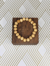 Load image into Gallery viewer, Light Wood - Beaded Bracelet
