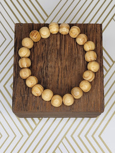 Light Wood - Beaded Bracelet