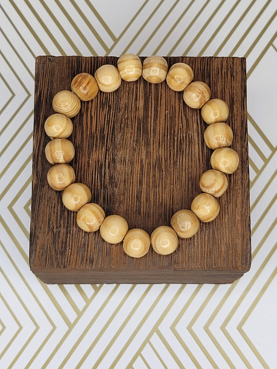 Light Wood - Beaded Bracelet