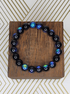 Black Galaxy - Beaded Bracelet