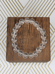 Crystal Clear - Beaded Bracelet